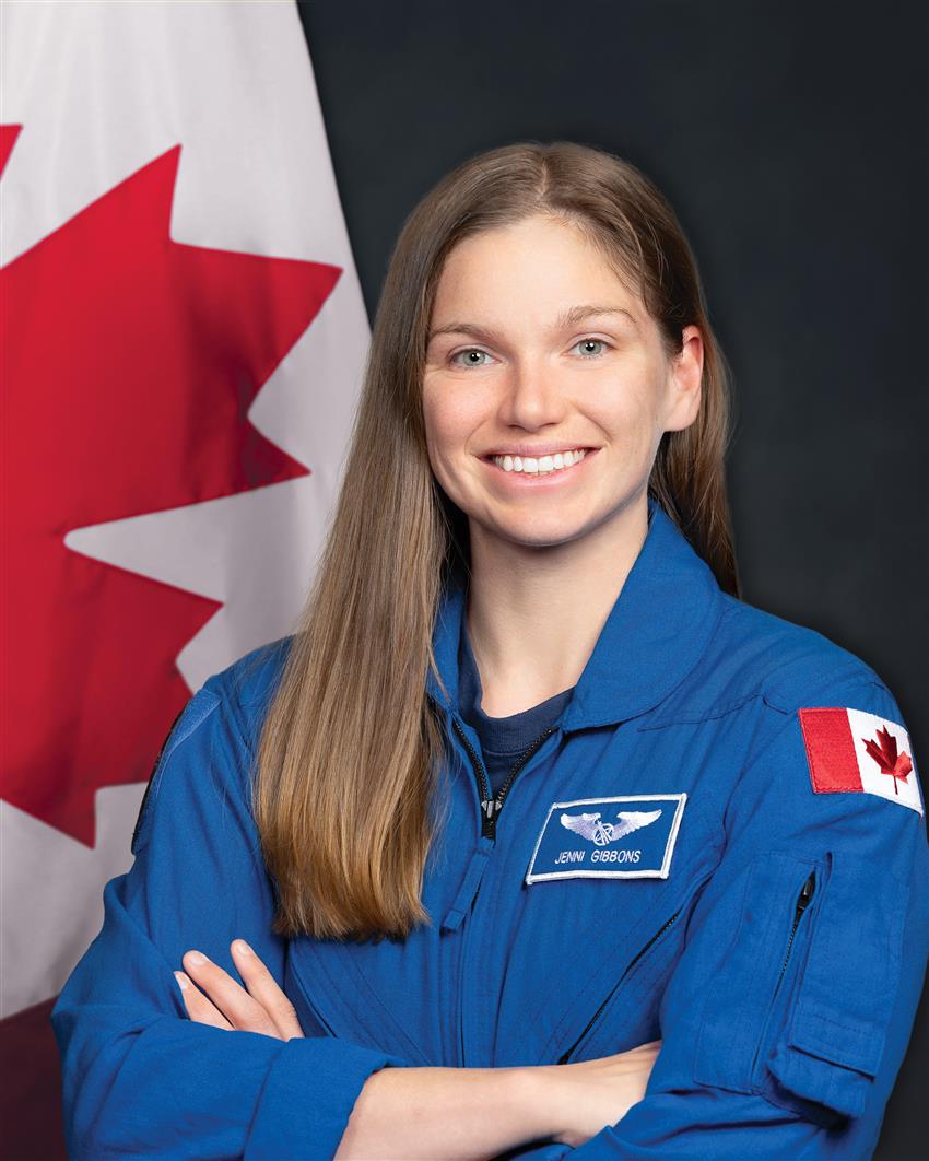 Astronaut Jenni Gibbons portrait